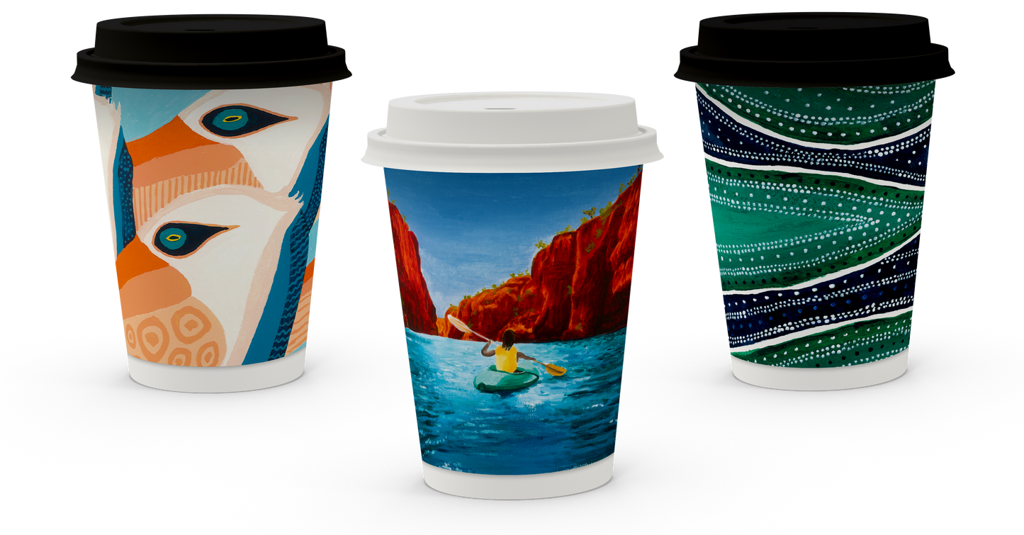 12oz (390ml) NaturalPak Double Wall Trend Cup