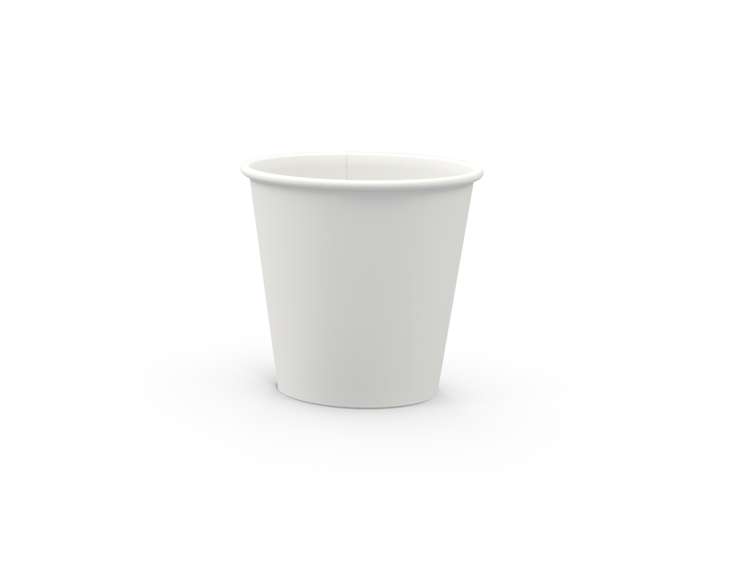NatPak WHITE Single Wall 8oz Hot Cup - 1000ctn