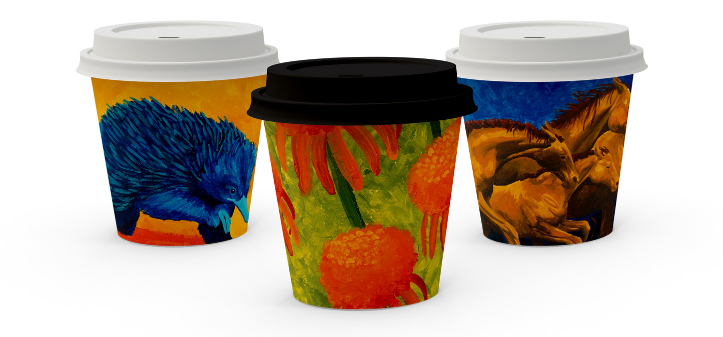 8oz (295ml) NaturalPak Single Wall Trend Cup