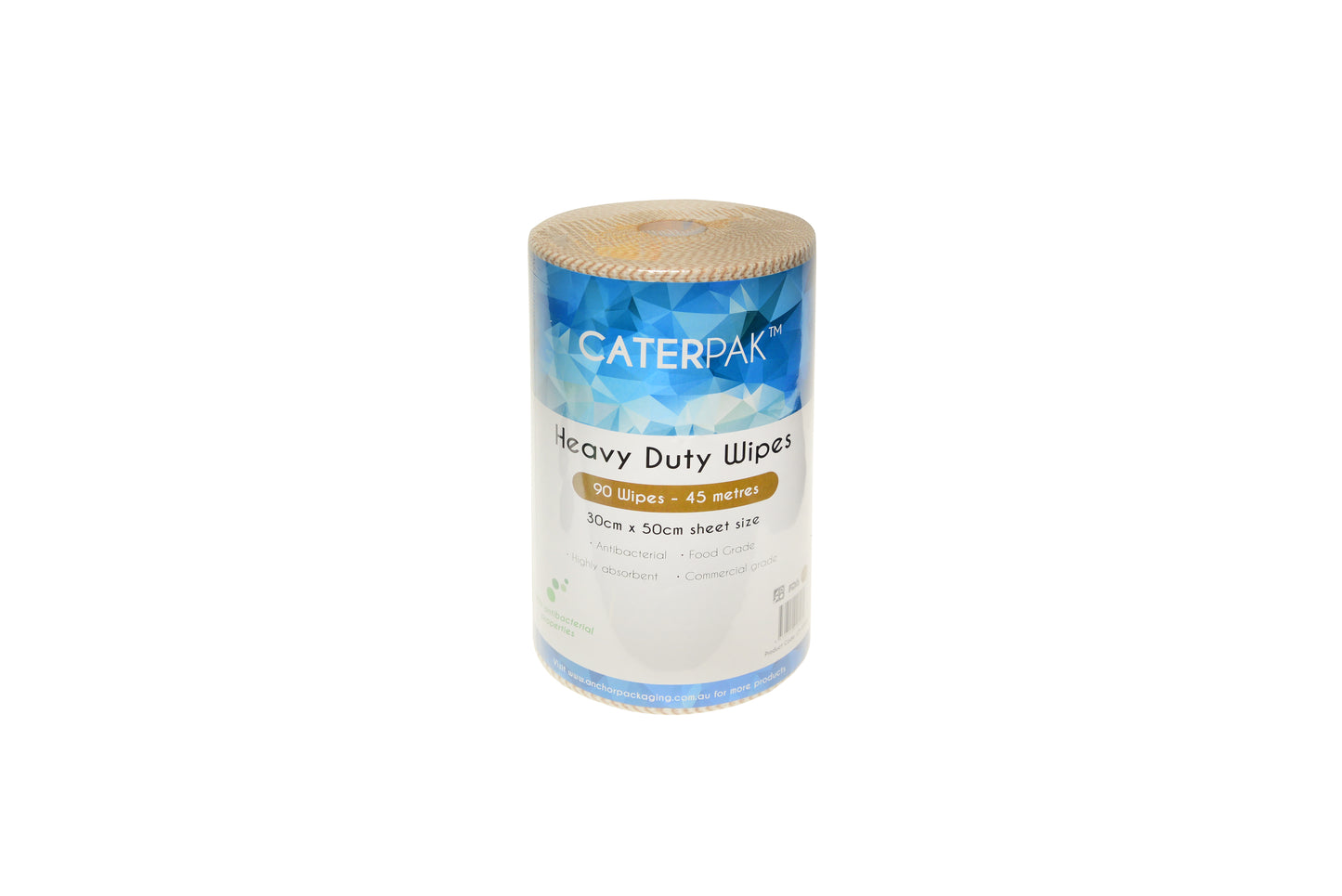 CaterPak Heavy Duty Wipes - Brown (30x50) 90 Sheet