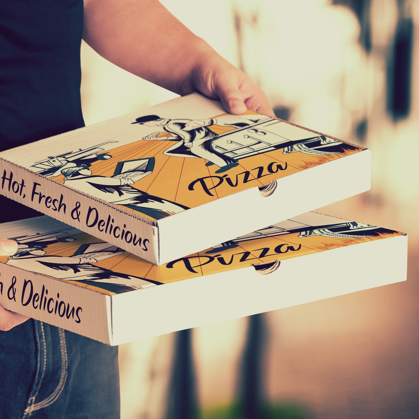 Trend Pizza Harvest 15" DF White - 50/Bundle