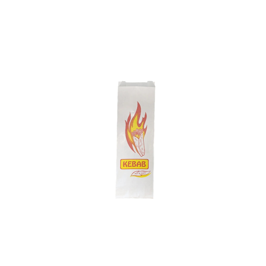 FBK - Printed White Foil Kebab Bag