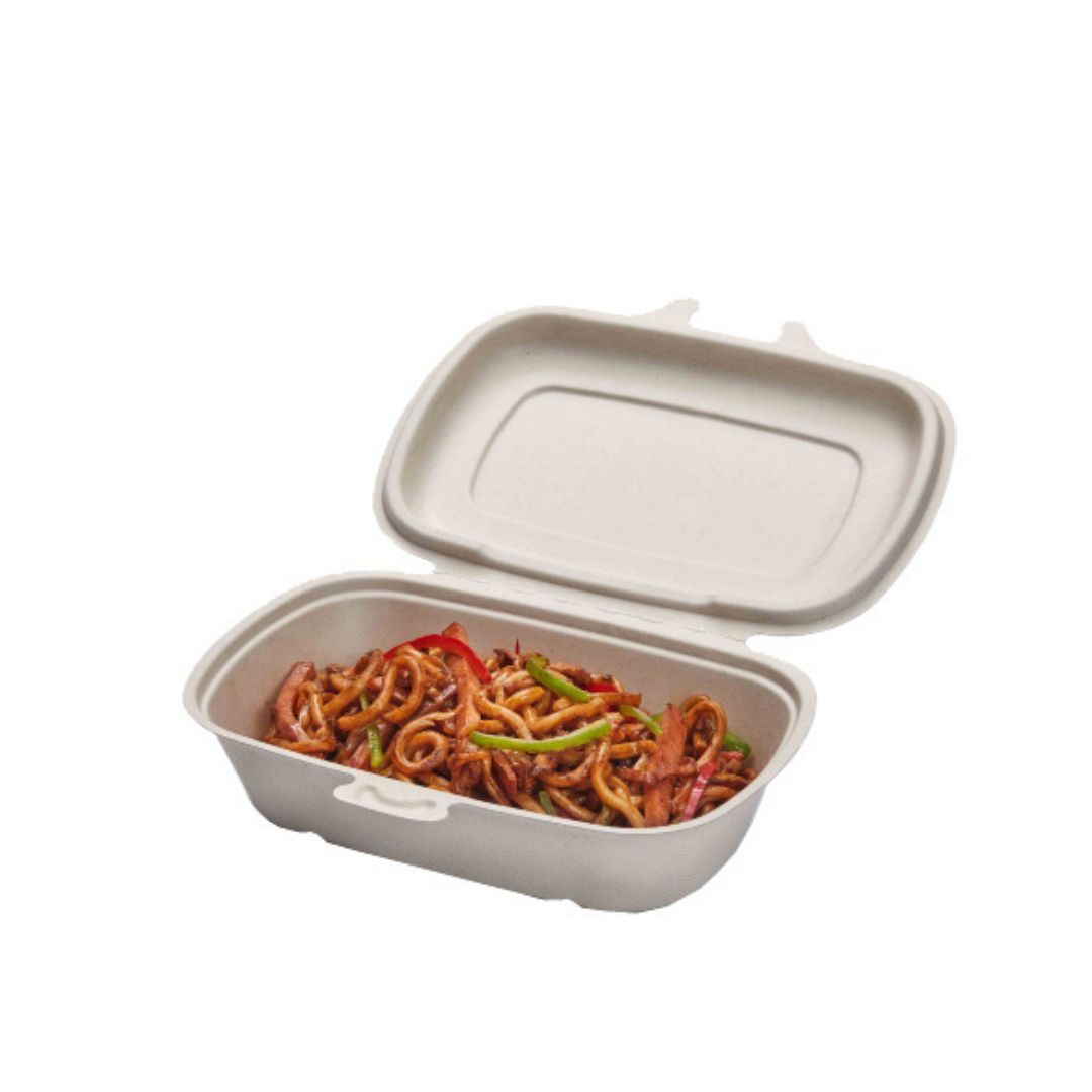 850ml Pulp Hinged Container 300/ctn