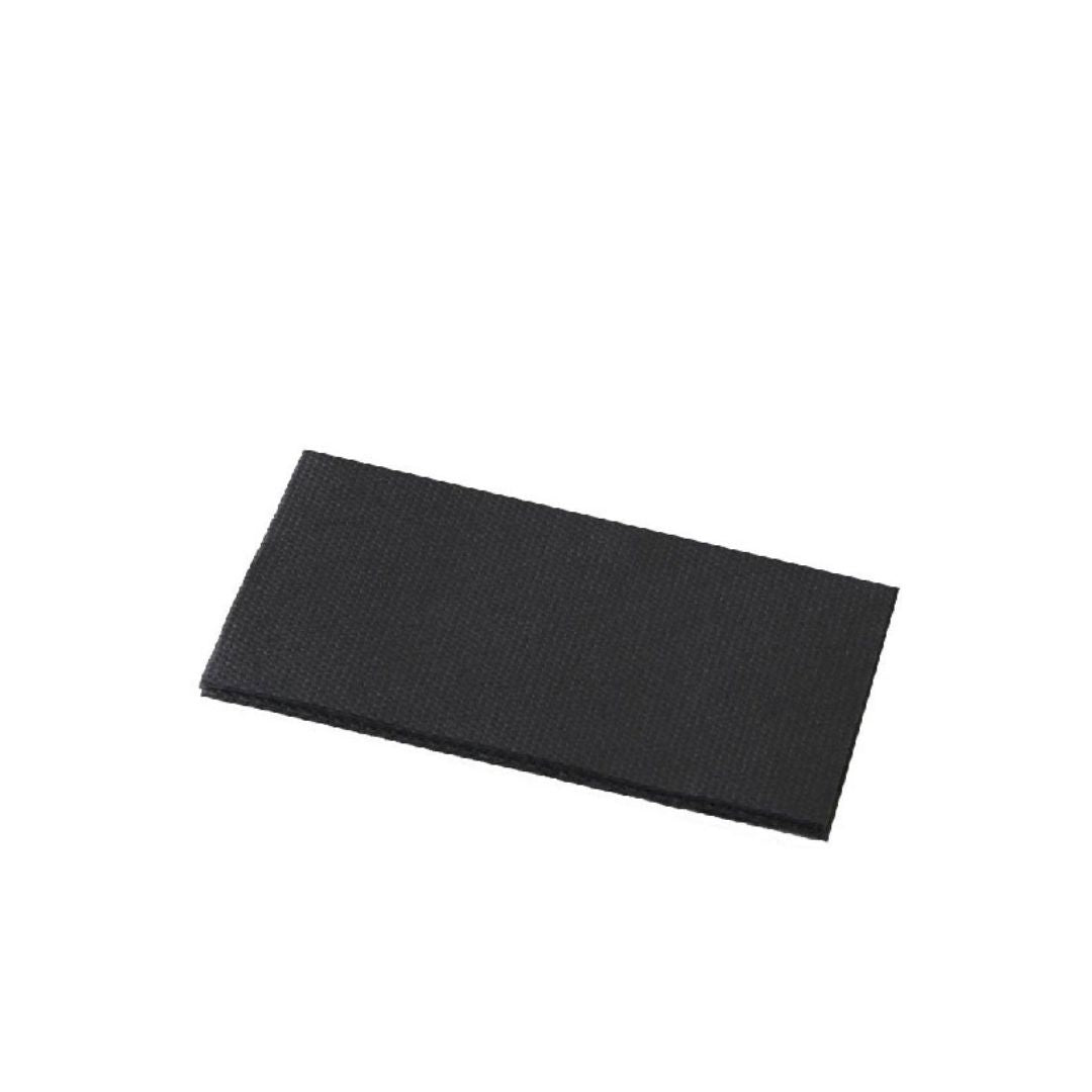 Culinaire Quilted Black Dinner Napkin GT Fold