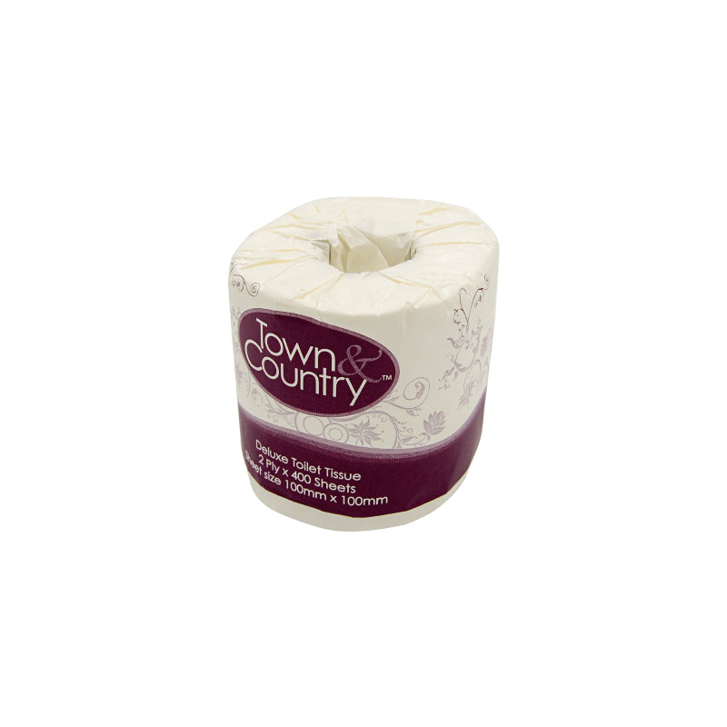 Town & Country 2ply 400 Sheet Toilet Paper