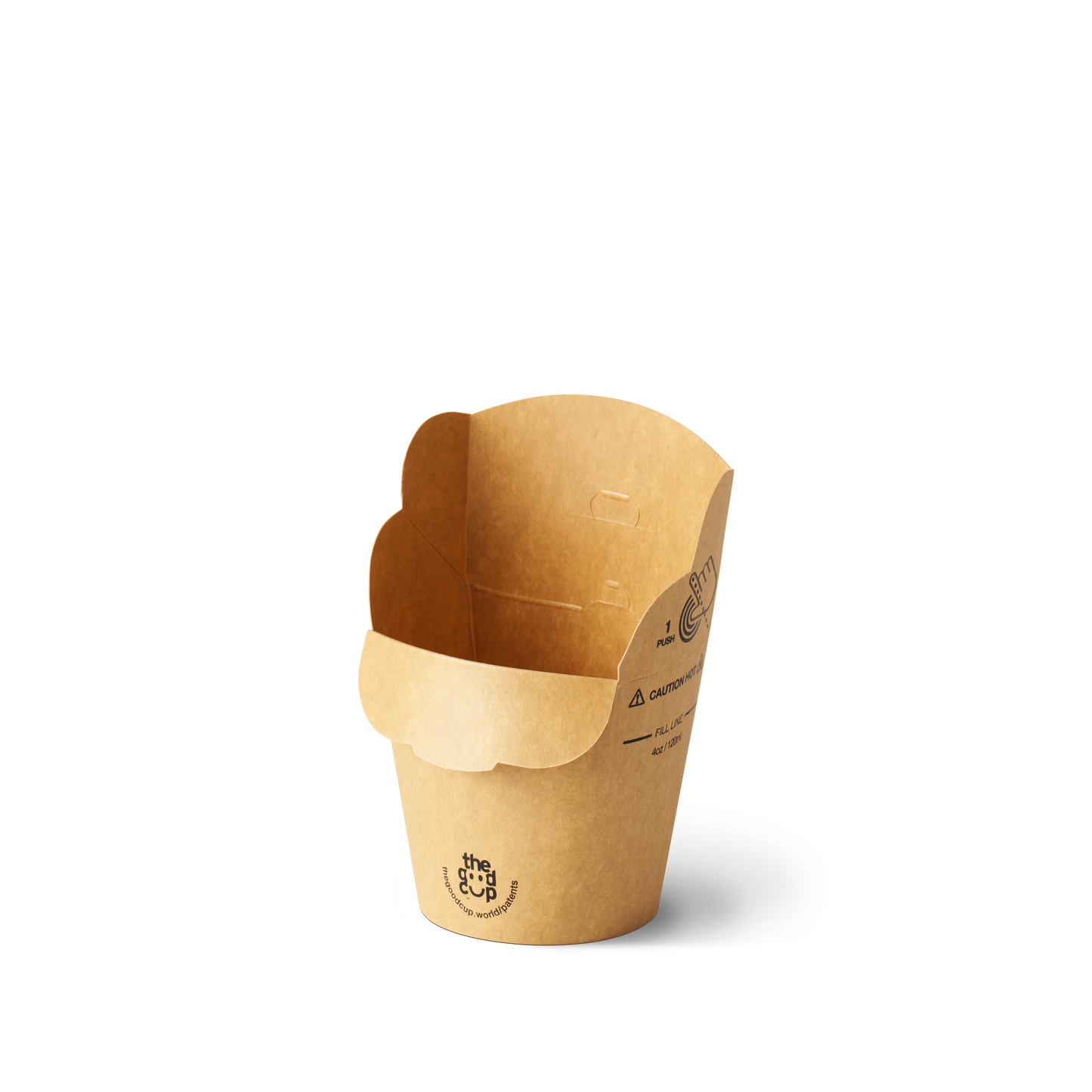 4oz Brown Kraft The Good Cup - 1000/Ctn