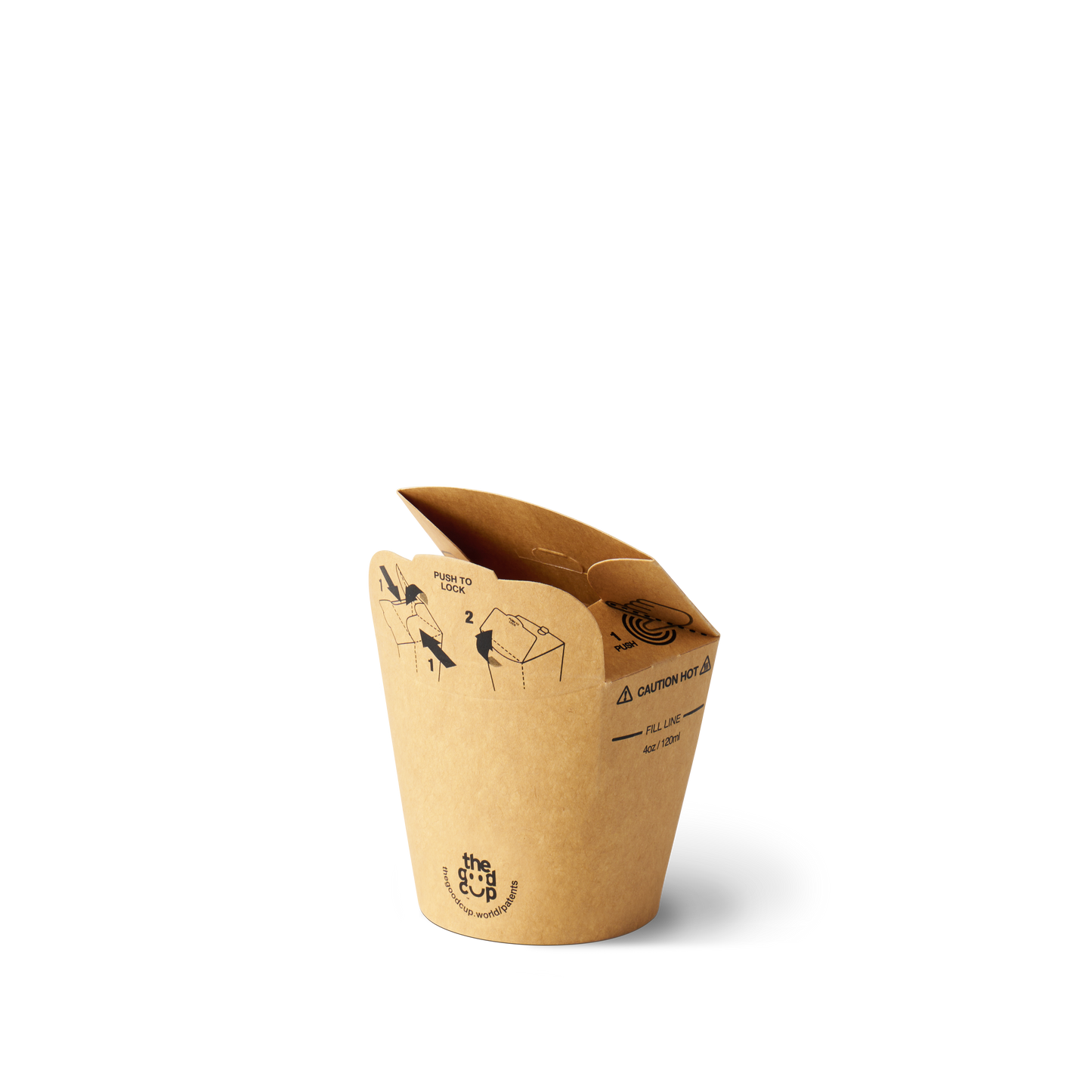4oz Brown Kraft The Good Cup - 1000/Ctn