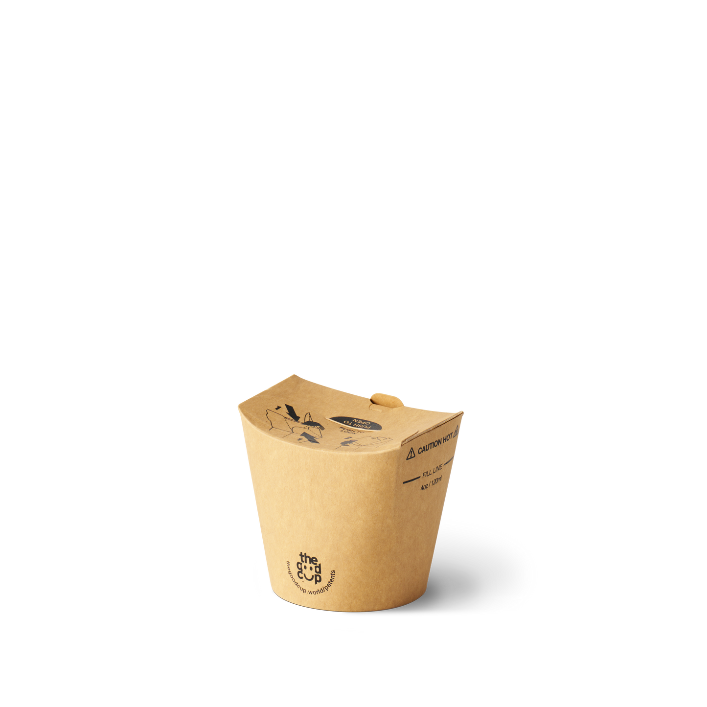 4oz Brown Kraft The Good Cup - 1000/Ctn