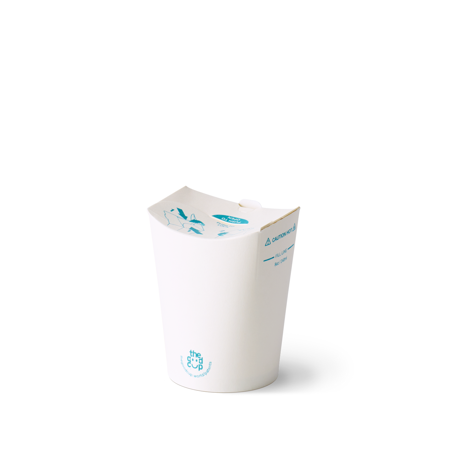 8oz White Kraft The Good Cup - 1000/Ctn