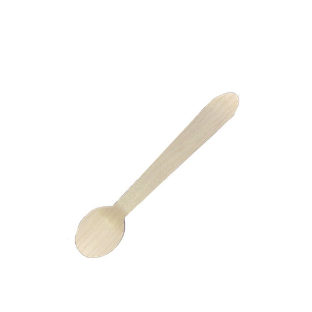 BetaEco Wooden Cutlery Dessert Spoon 1000 (10x100)