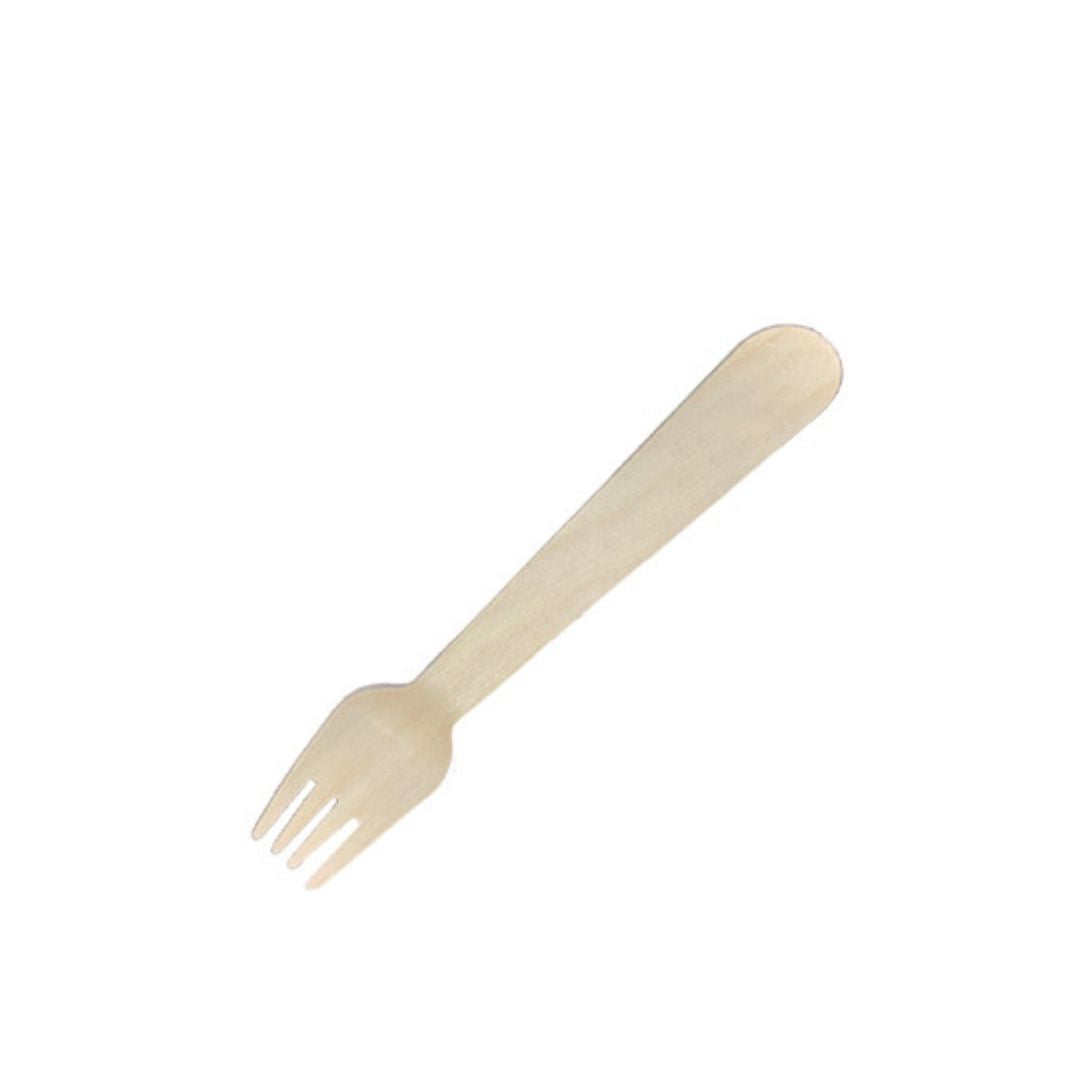 BetaEco Wooden Cutlery Fork 1000 (10x100)