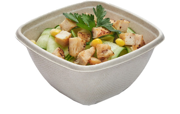 500ml Pulp Square Bowl - 500/ctn
