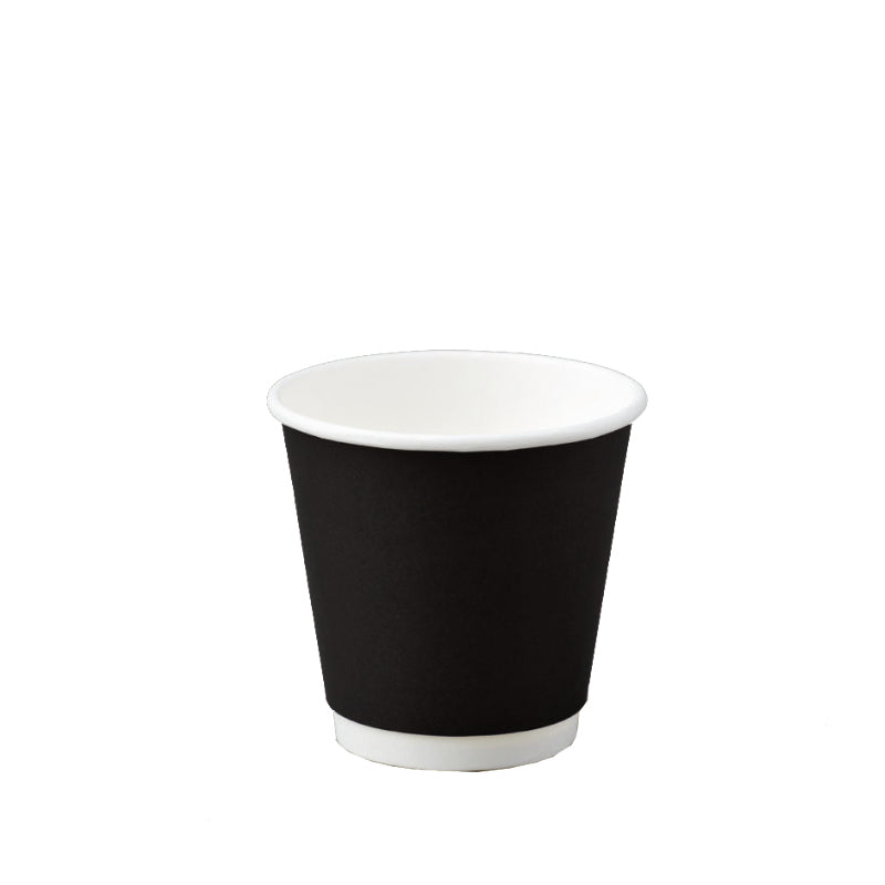 BetaEco Smooth Double Wall 8oz Cup, Black 500/ctn