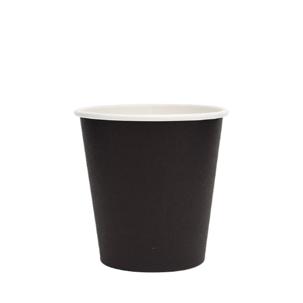 BetaEco Single Wall 8oz Black Coffee Cup (80mm)