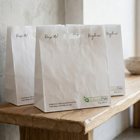 Recycled Plastic Takeaway Bags