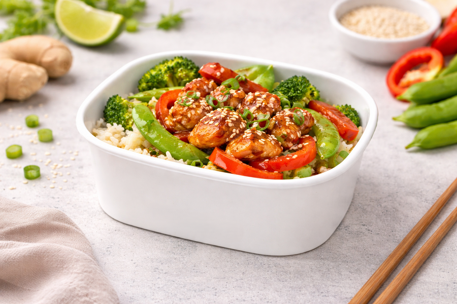 White Food Tubs & Bowls