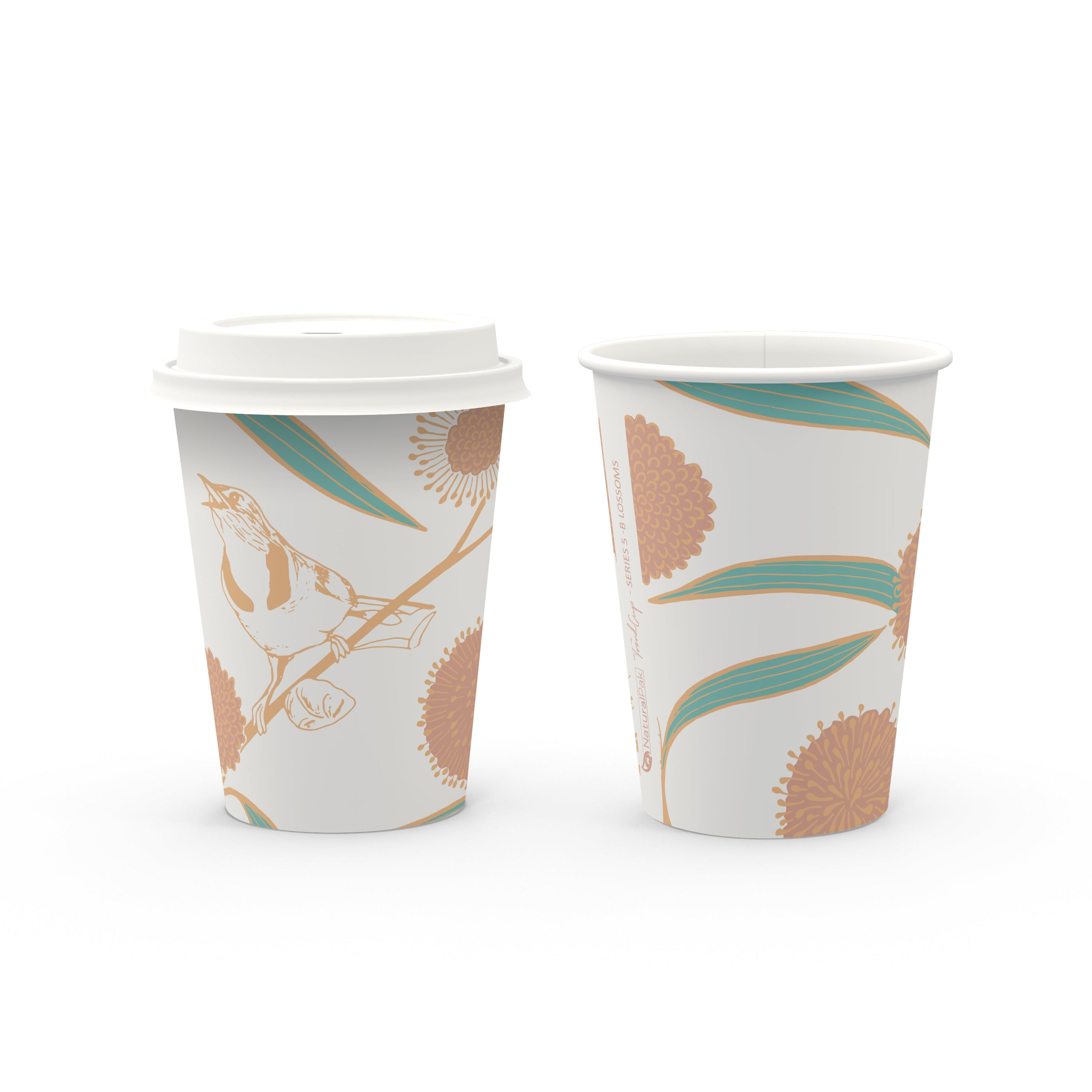 12oz (390ml) NaturalPak Single Wall Trend Cup