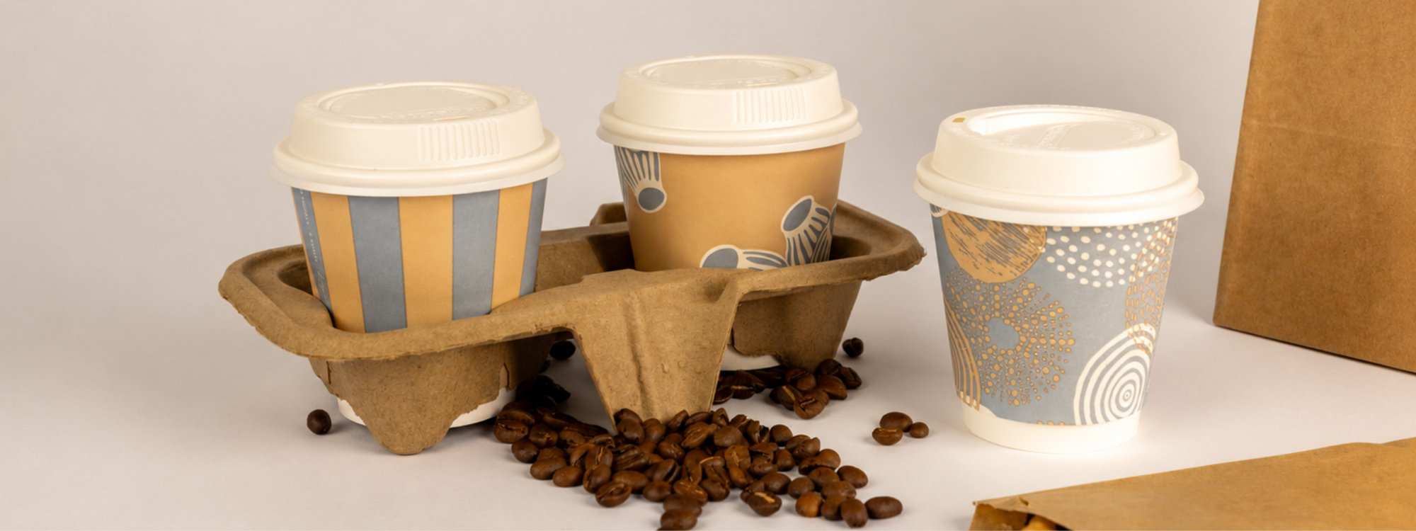 2 Cup Egg Board Carry Tray