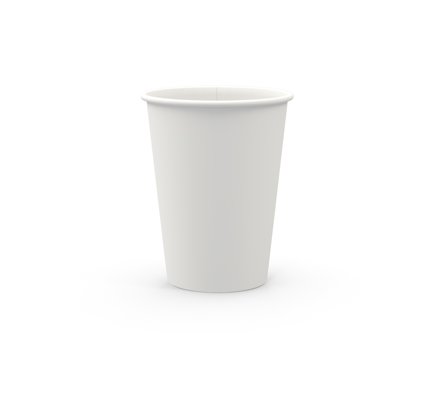 NatPak WHITE Single Wall 12oz Hot Cup - 1000ctn