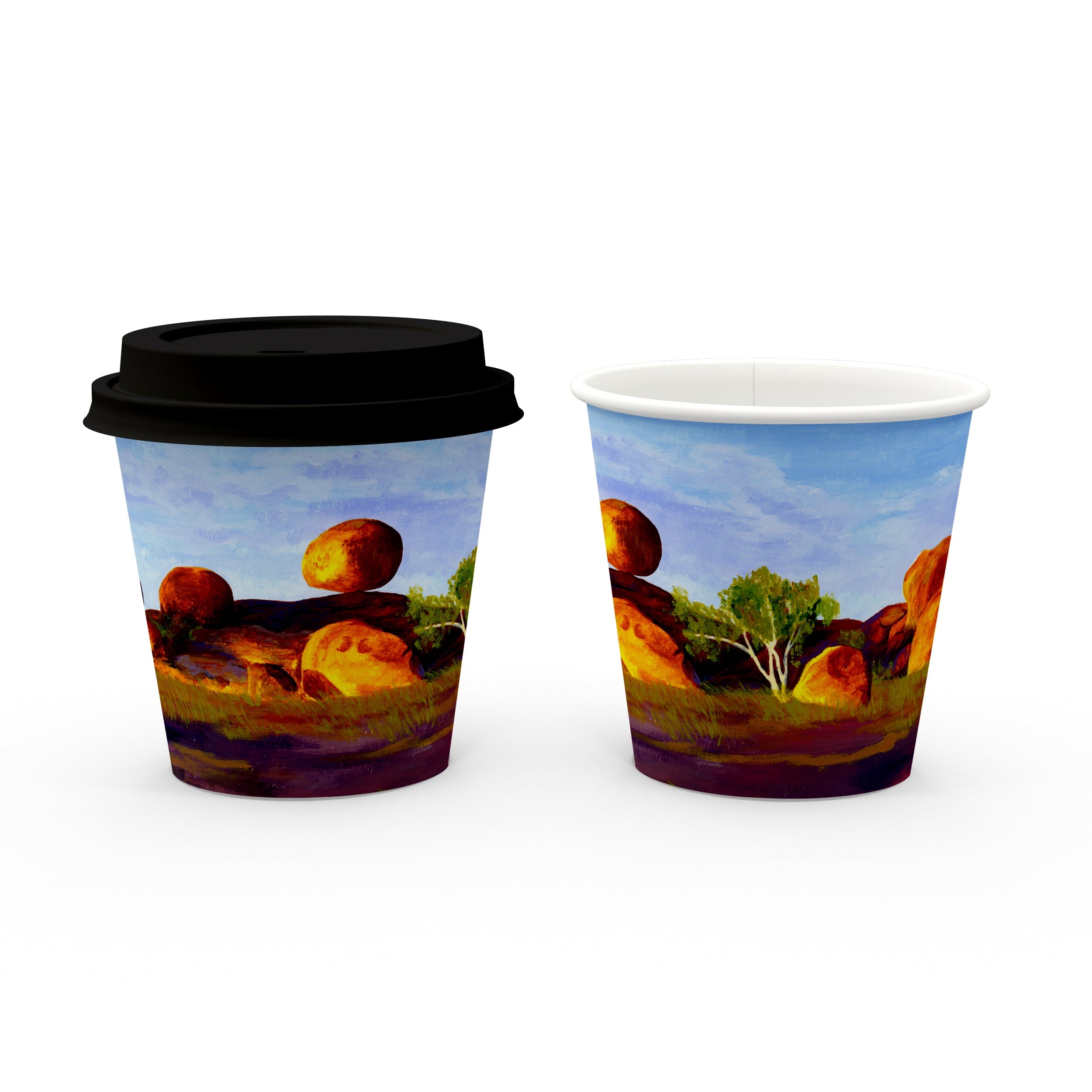 8oz (295ml) NaturalPak Single Wall Trend Cup