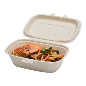 600ml Pulp Hinged Container 300/ctn