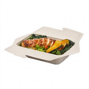 Sabert Pulp Folding Rectangle Bowl 32oz