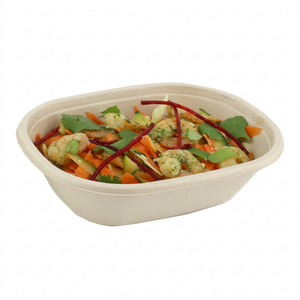 620ml Pulp Oval Bowl 300/ctn-CO