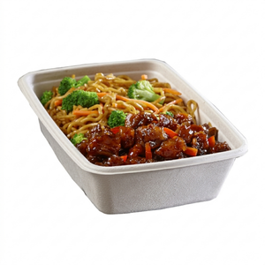 Sabert 6x9" 36oz (1000ml) Pulp Rectangle Tray