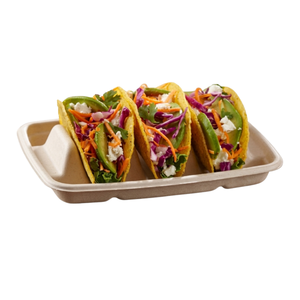 Sabert Pulp Taco Tray 6x9"