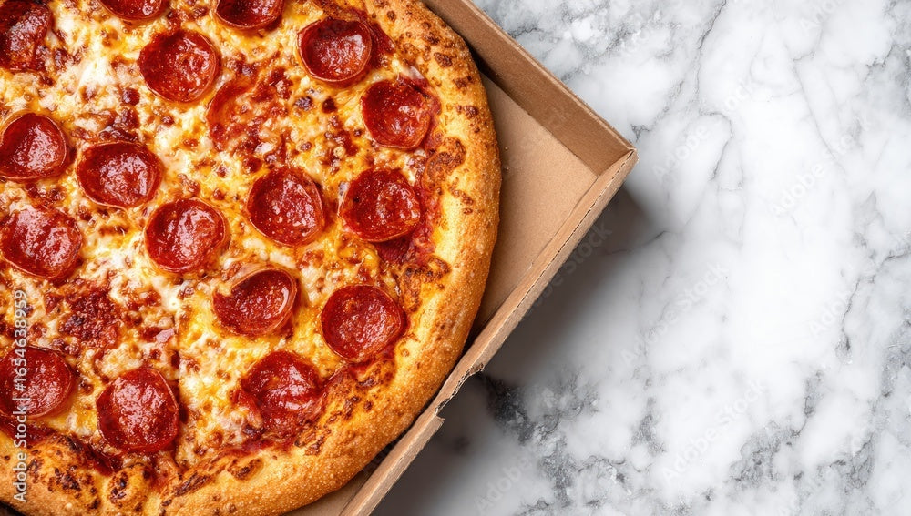 Brown Pizza Boxes