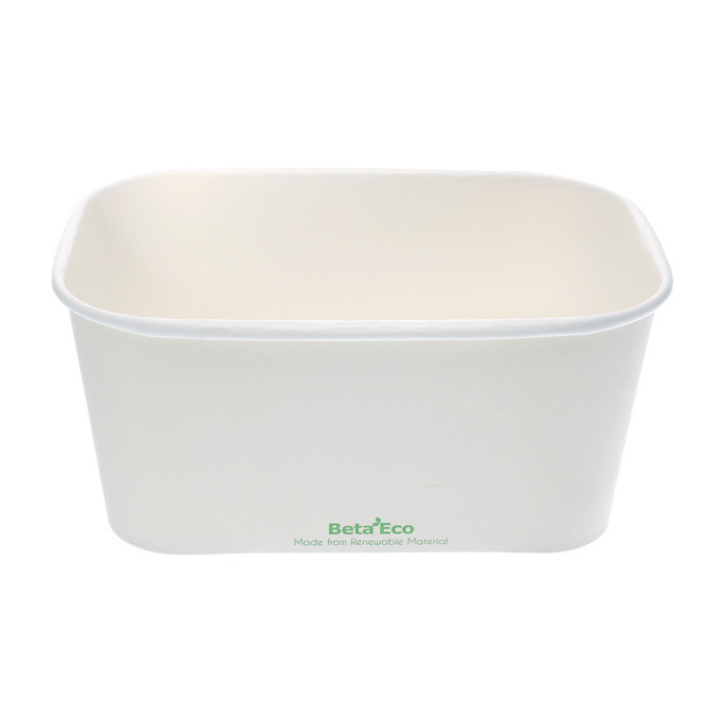 BetaEco Food Tub White 1000ml - 300/ctn