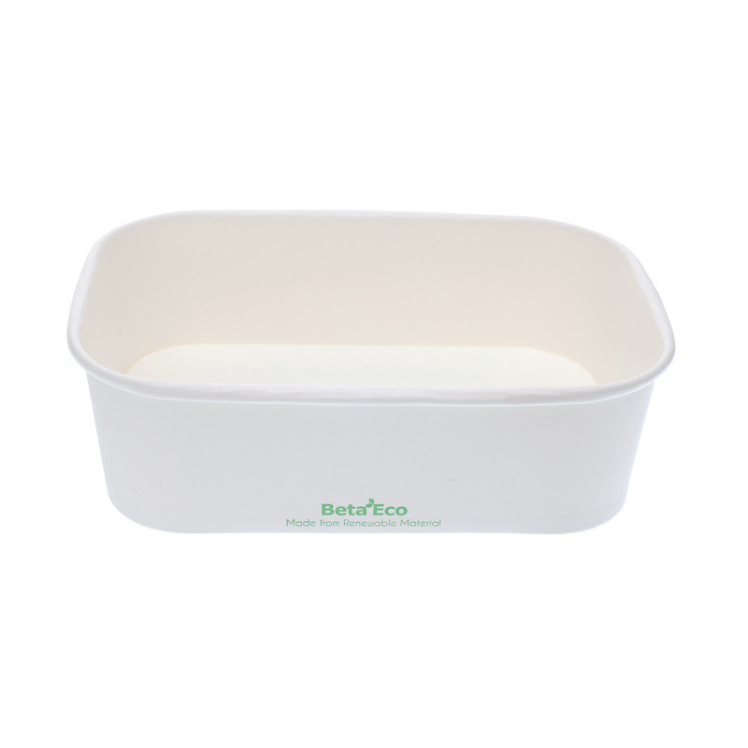 BetaEco Food Tub White 650ml - 300/ctn