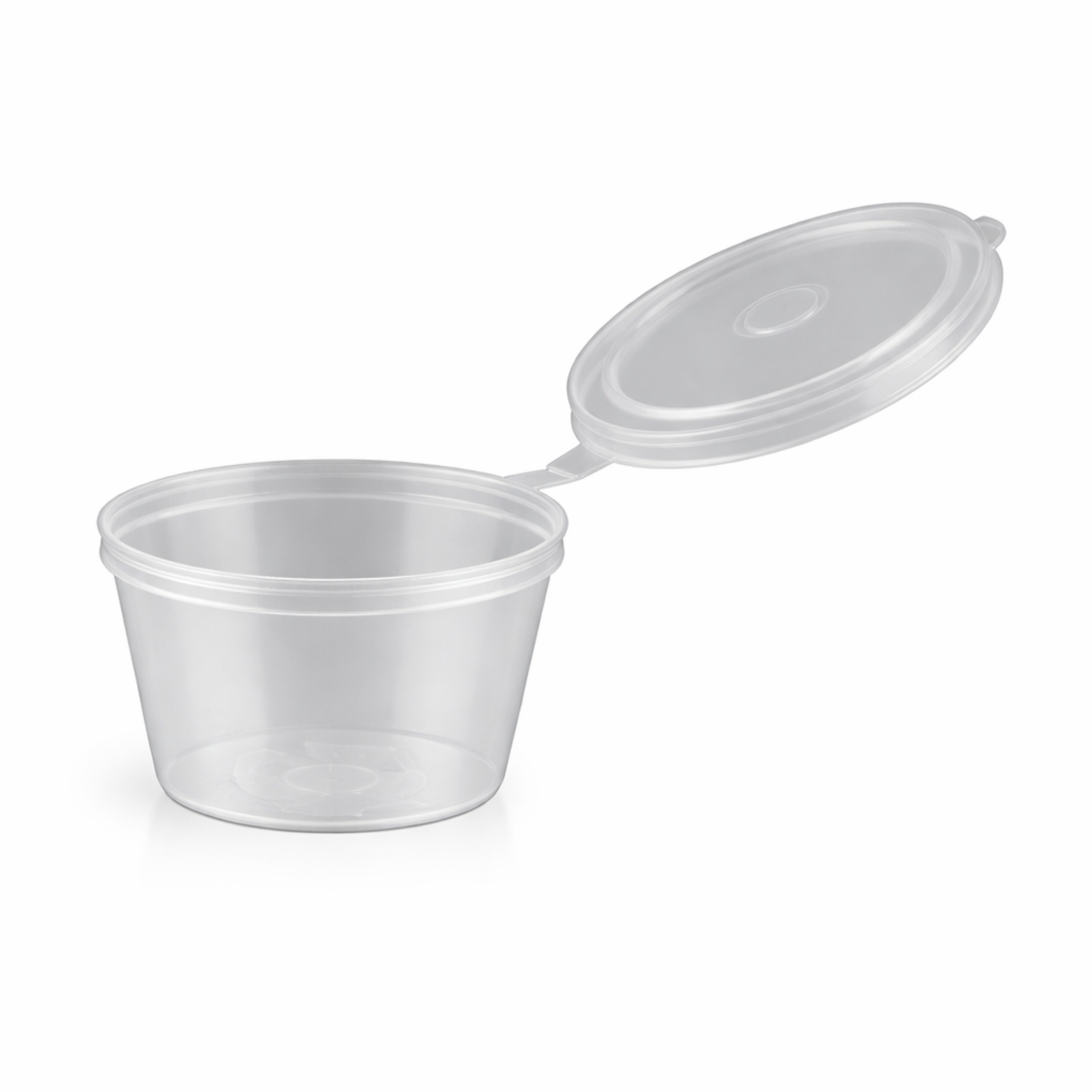 BetaEco Hinged PP Portion Cup with Lid 125ml