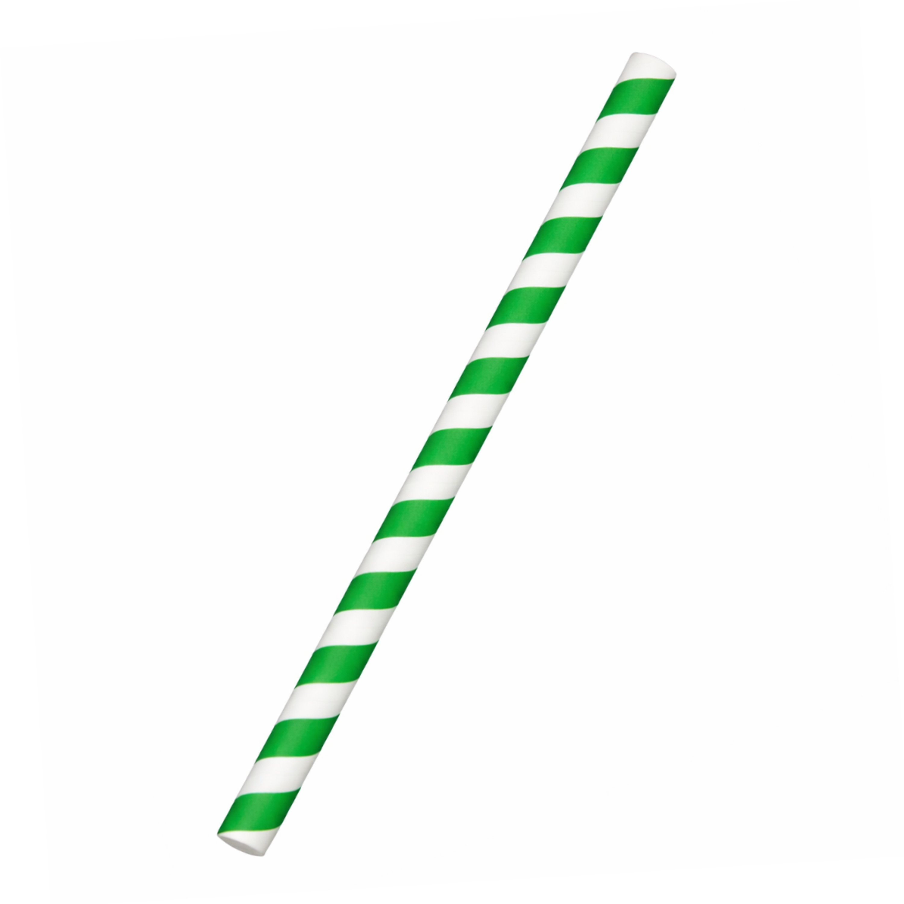 BetaEco Jumbo Paper Straw Green Stripe 2500ctn
