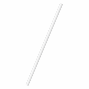 BetaEco Regular Paper Straw White - 2500/ctn
