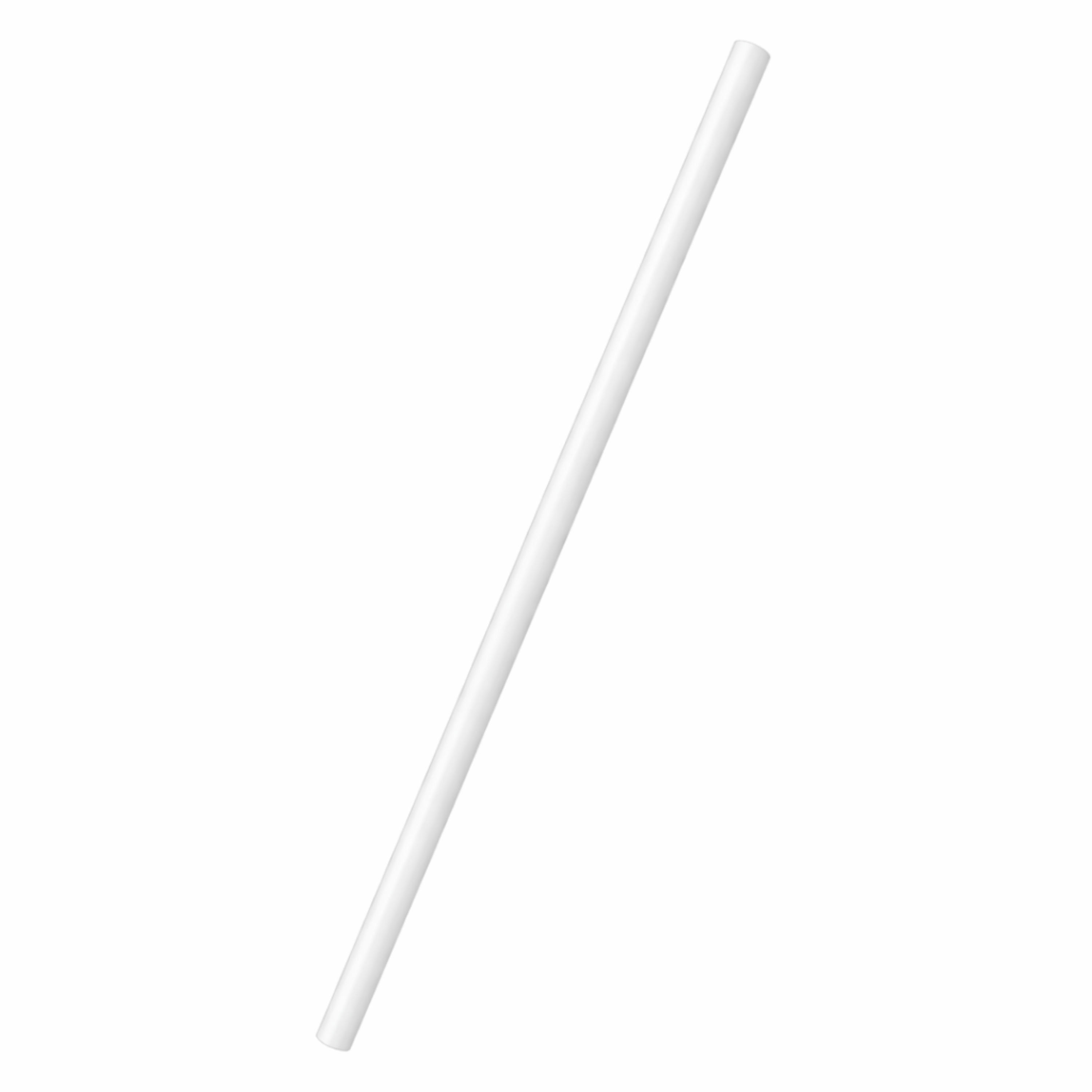 BetaEco Regular Paper Straw White - 2500/ctn
