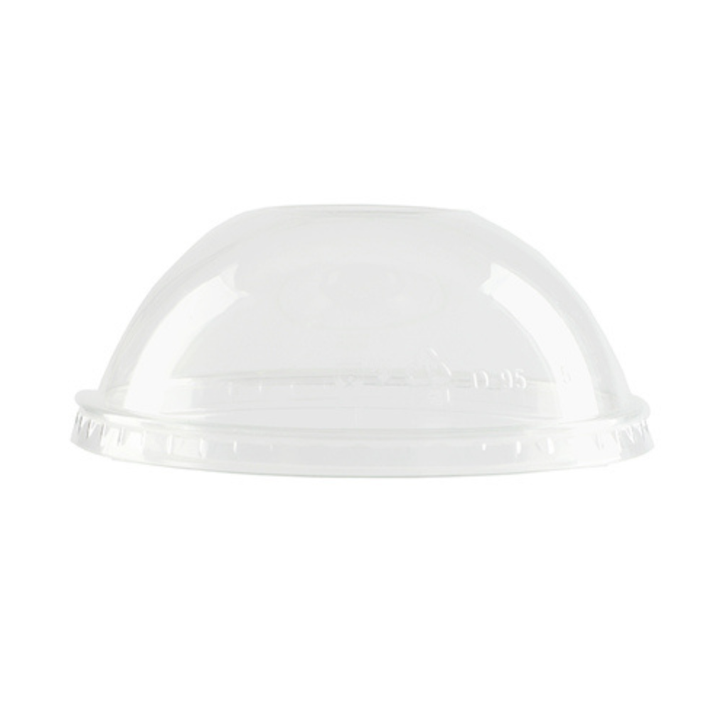 BetaEco RPET Dome Lid (X-Slot) Green UShape Cups