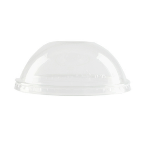 BetaEco RPET Dome Lid (no hole) Green UShape Cups