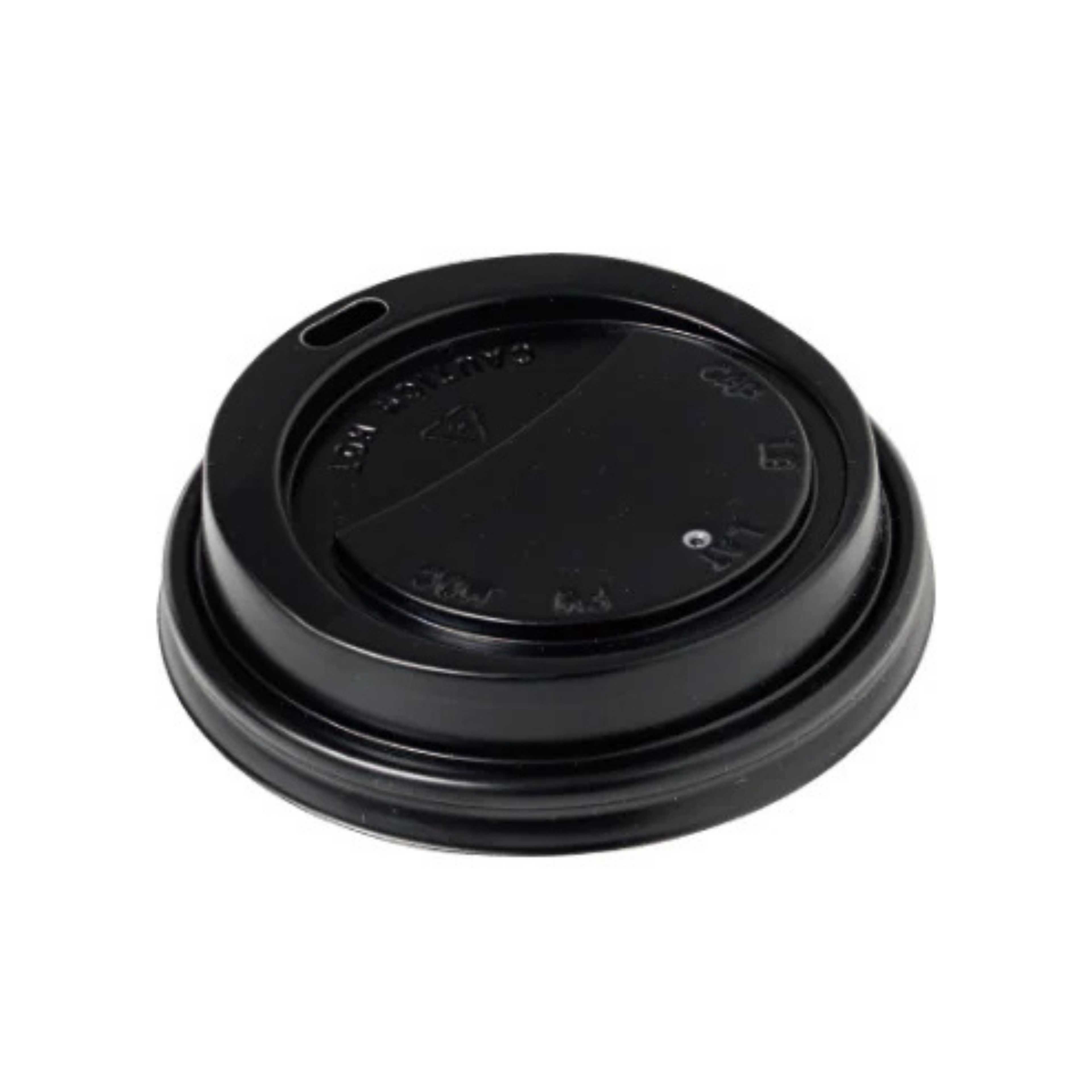 BetaEco Recyclable Lid Black 6/8oz Cups (80mm)