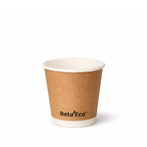 BetaEco SD Wall 4oz Kraft Coffee Cup (62mm) - 1000