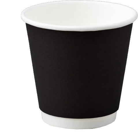 NatPak BLACK Double Wall 8oz Hot Cup - 500ctn
