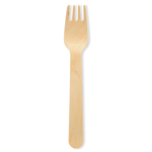BetaEco Wooden Cutlery Fork 1000 (10x100)