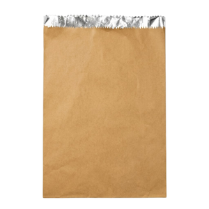 BFB4 - Plain Brown XL Foil Chicken Bag