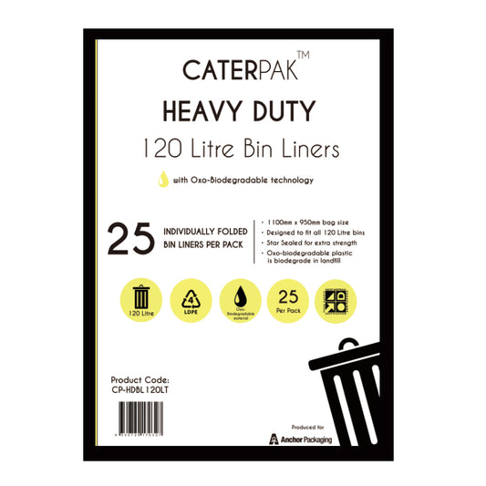 CaterPak Heavy Duty Bin Liner 120L