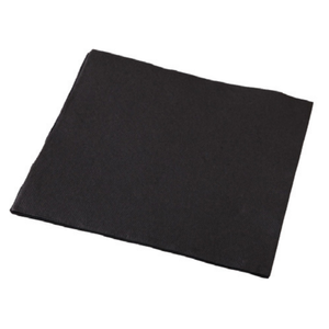 Culinaire Quilted Black Dinner Napkin Quarter Fold