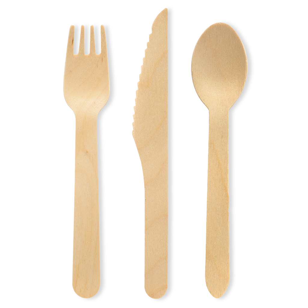 BetaEco Wooden Cutlery Combo Pack (F/K/N/S)