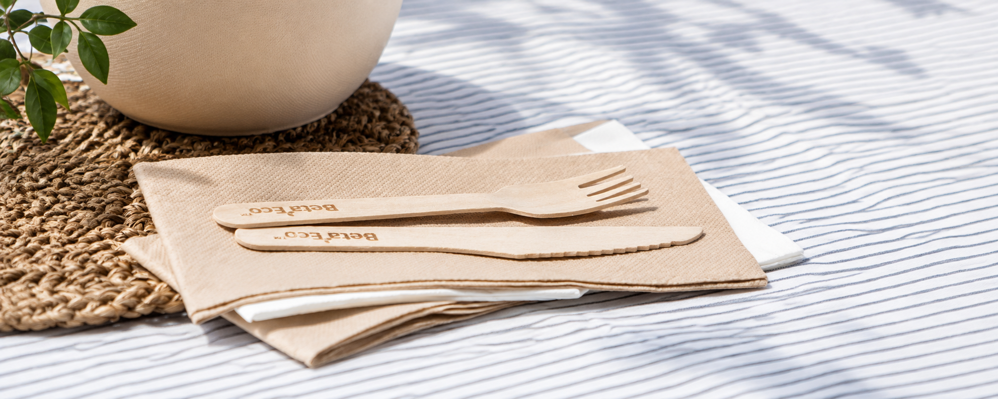 Napkins and cutlery