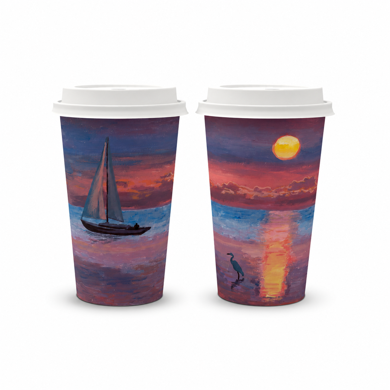 16oz (460ml) NaturalPak Single Wall Trend Cup