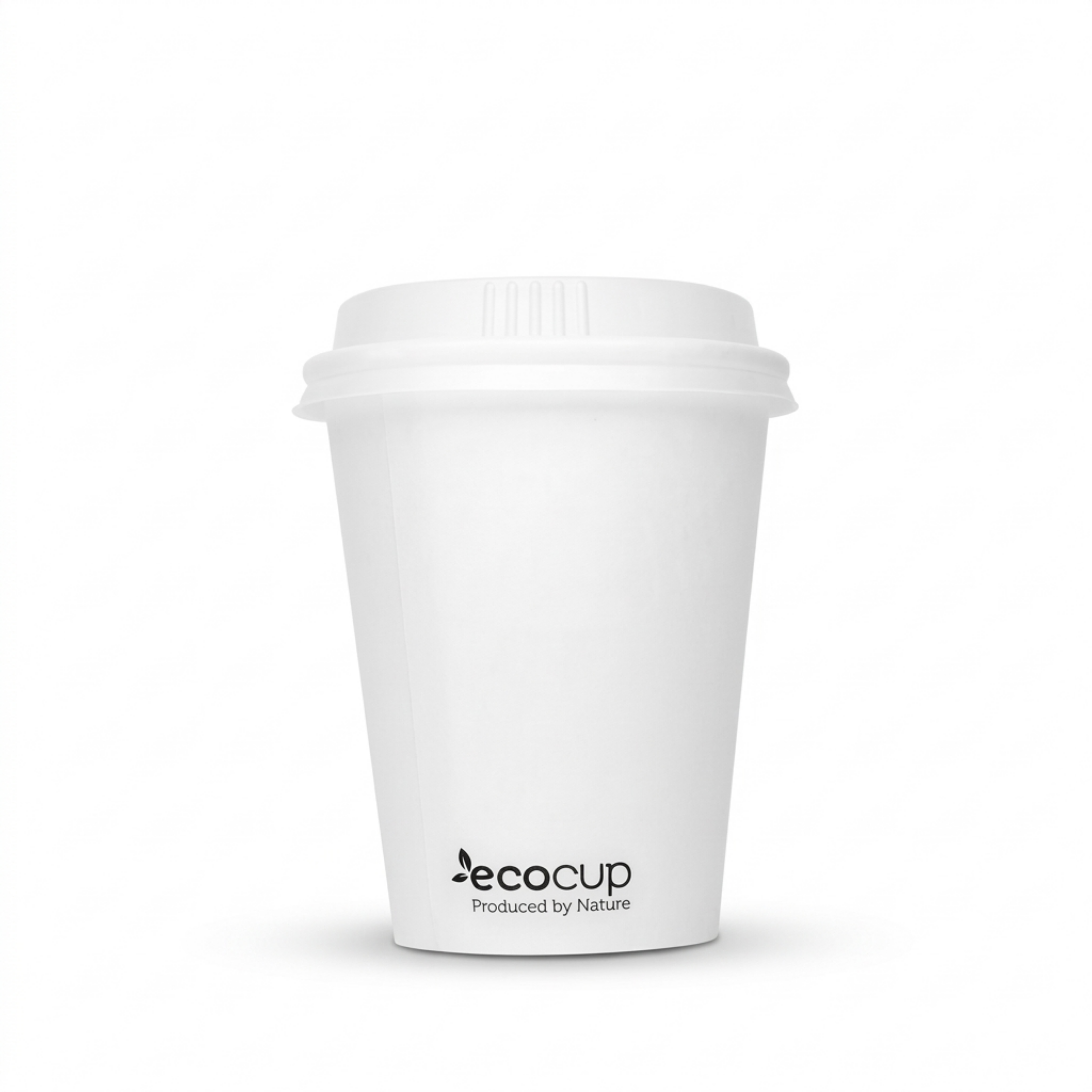 EcoCup Single Wall PLA 6oz White Coffee Cup (80mm)