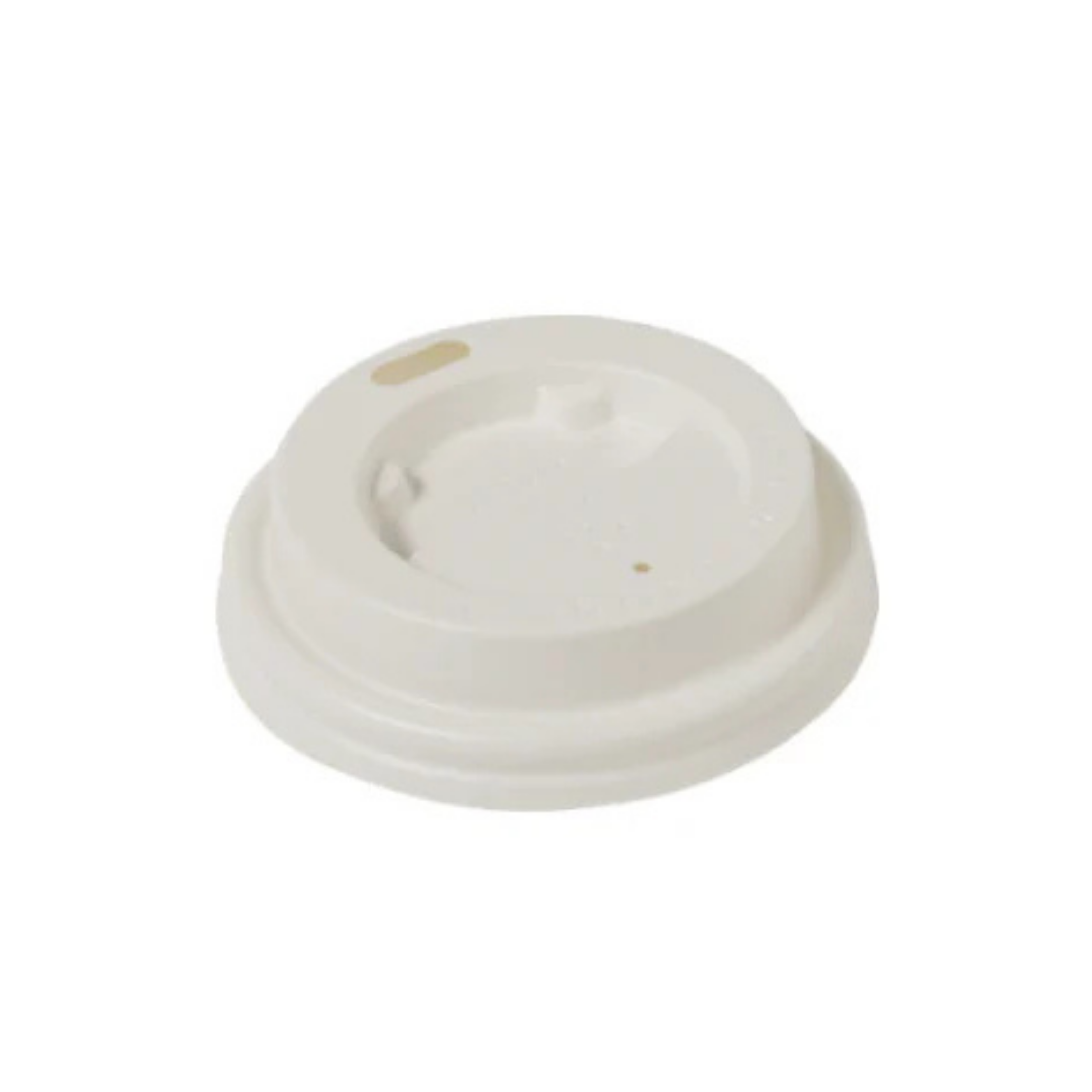 Recylcable 4oz White Lid Coffee Cup (60mm)